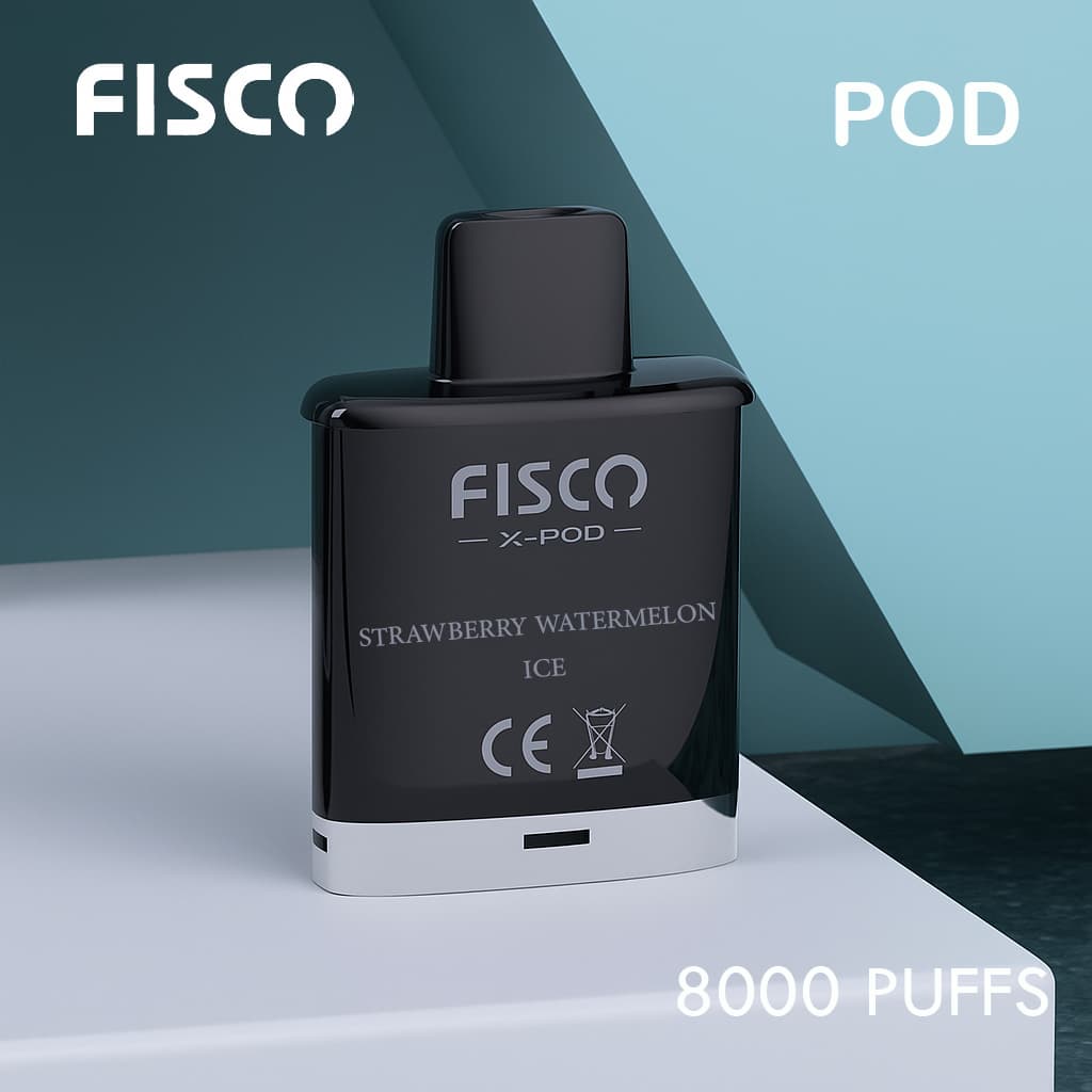 FISCO XPOD STRAWBERRY WATERMELON ICE - 8000 PUFFS (POD ONLY) — buy online Australia | Buy Vape Online