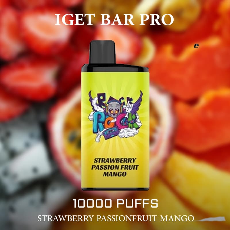 IGET BAR PRO STRAWBERRY PASSIONFRUIT MANGO - 10000 PUFFS — buy online Australia | Buy Vape Online