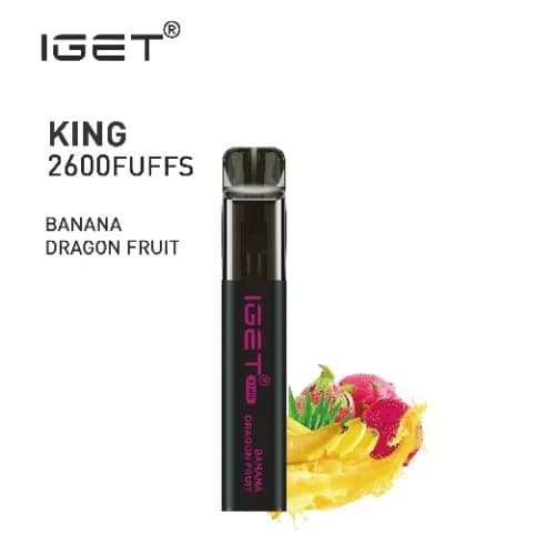 IGET KING BANANA DRAGON FRUIT - 2600 PUFFS — buy online Australia | Buy Vape Online