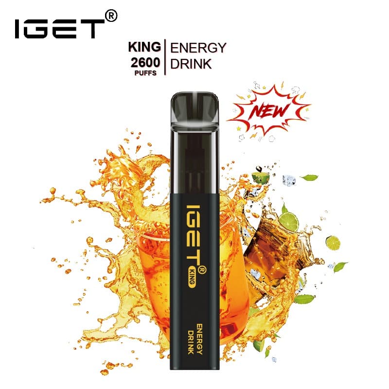 IGET KING ENERGY DRINK ICE - 2600 PUFFS — buy online Australia | Buy Vape Online