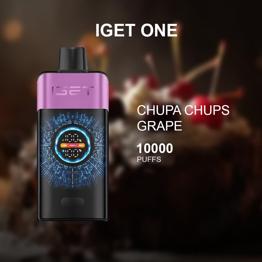 IGET ONE CHUPA CHUPS GRAPE - 12000 PUFFS — buy online Australia | Buy Vape Online