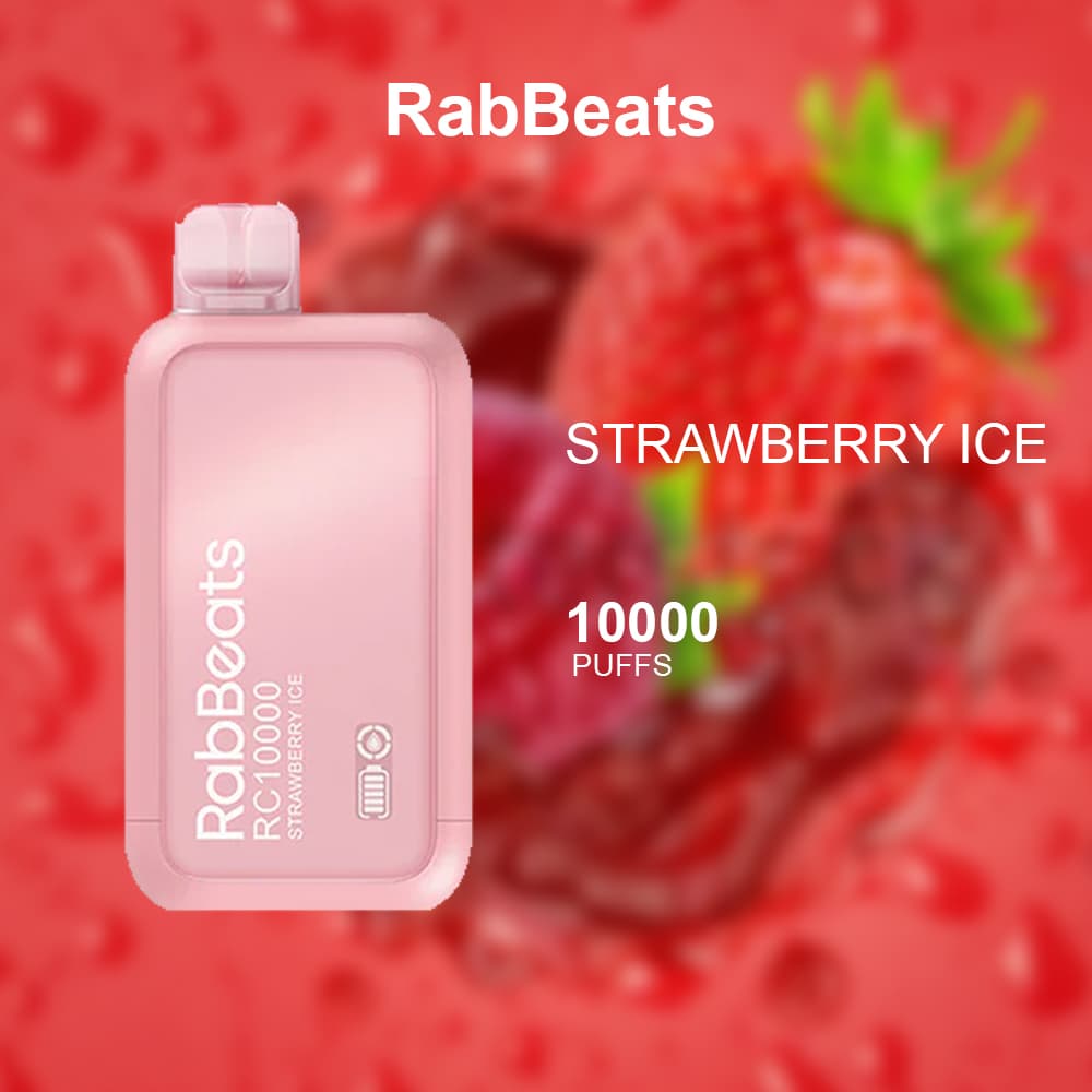 RABBEATS BAR STRAWBERRY ICE - 10000 PUFFS — buy online Australia | Buy Vape Online