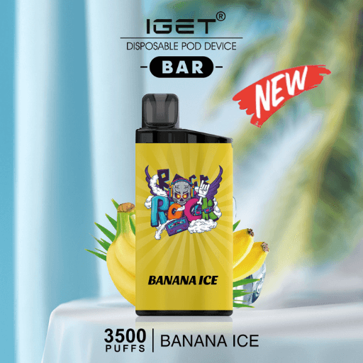 IGET BAR BANANA ICE - 3500 PUFFS — buy online Australia | Buy Vape Online