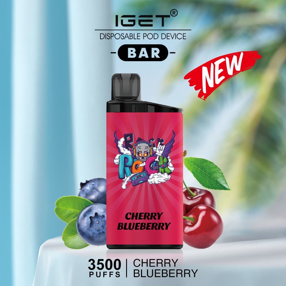 IGET BAR CHERRY BLUEBERRY - 3500 PUFFS — buy online Australia | Buy Vape Online