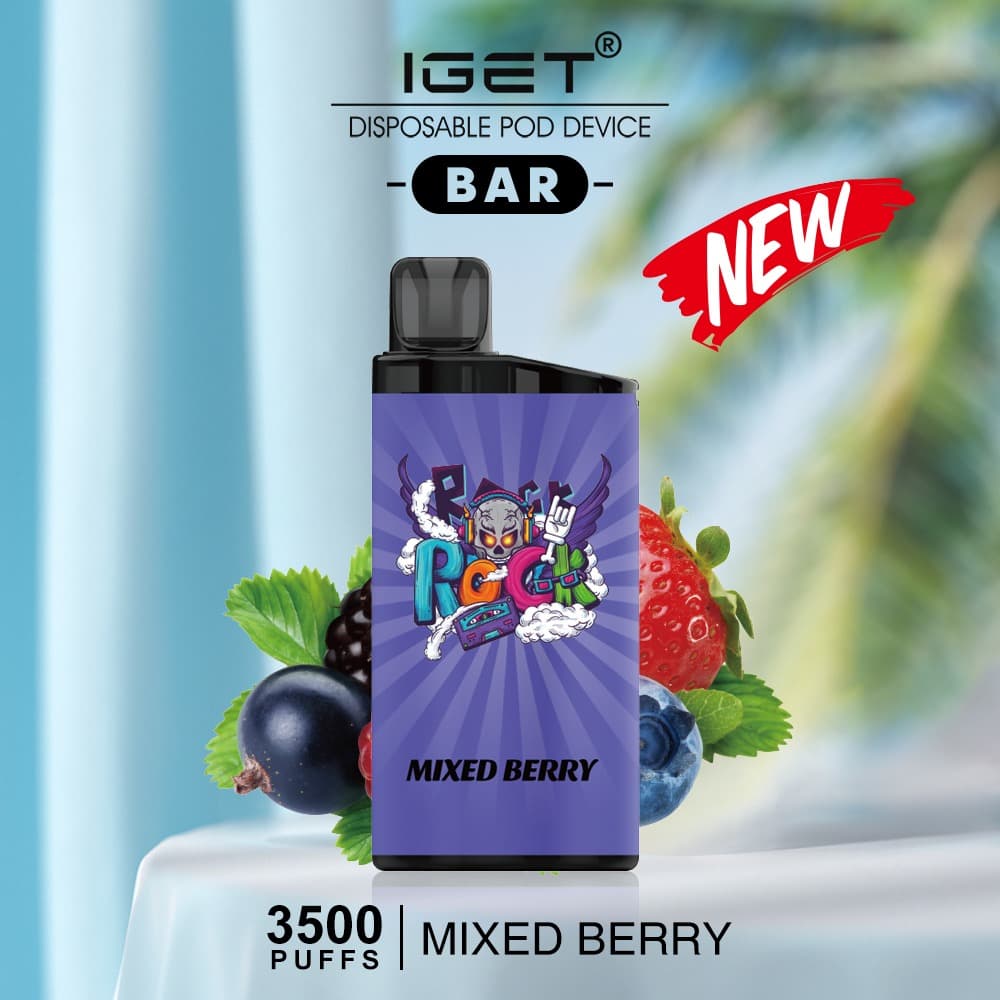 IGET BAR MIXED BERRY - 3500 PUFFS — buy online Australia | Buy Vape Online