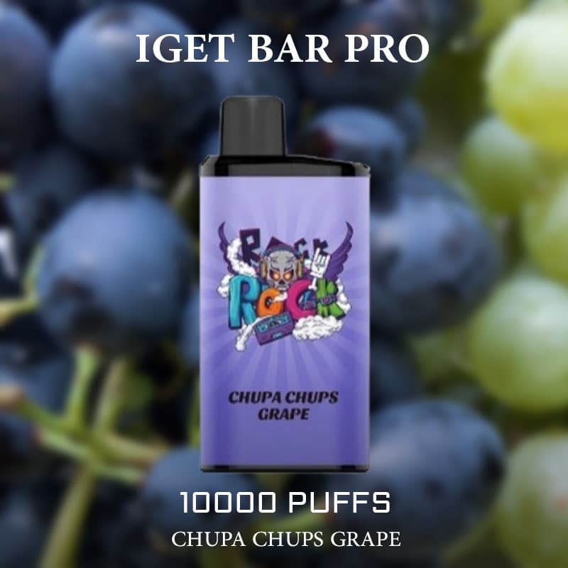 IGET BAR PRO CHUPA CHUPS GRAPE - 10000 PUFFS — buy online Australia | Buy Vape Online