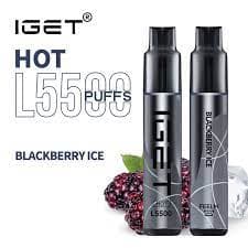 IGET HOT BLACKBERRY - 5500 PUFFS — buy online Australia | Buy Vape Online