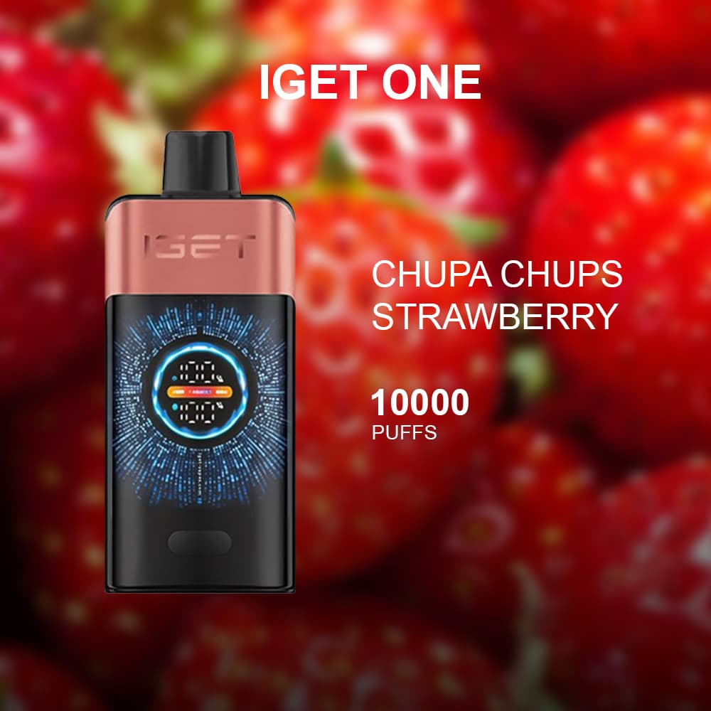 IGET ONE CHUPA CHUPS STRAWBERRY - 12000 PUFFS — buy online Australia | Buy Vape Online