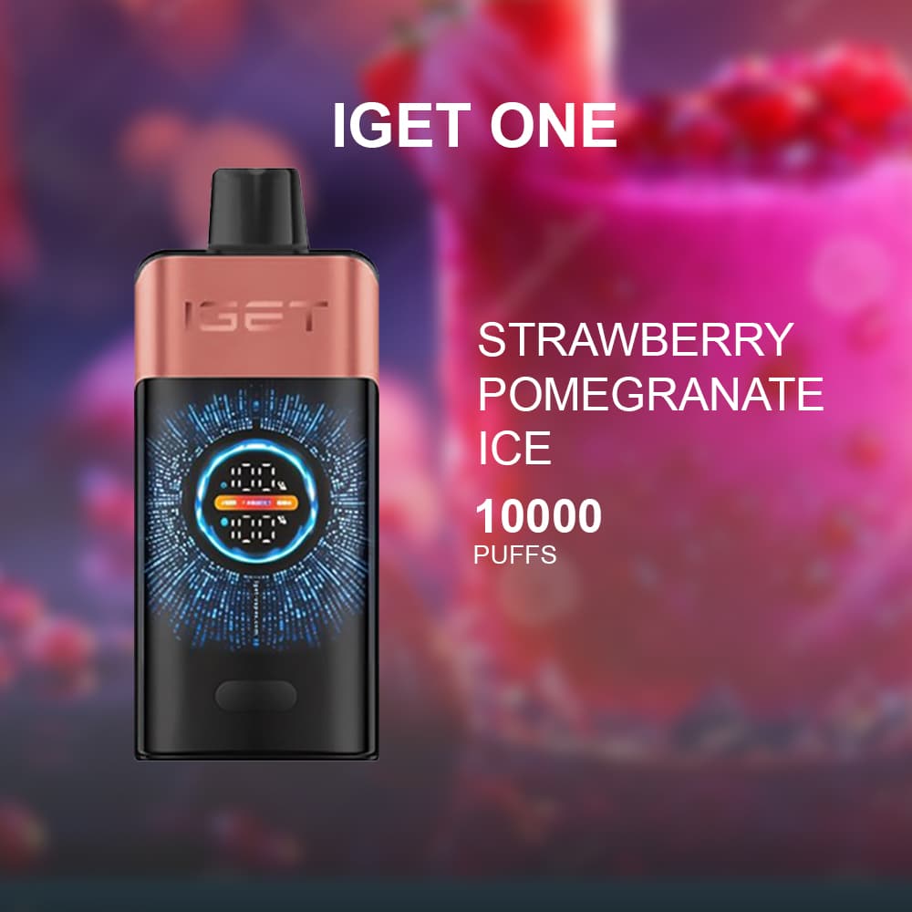 IGET ONE STRAWBERRY POMEGRANATE ICE - 12000 PUFFS — buy online Australia | Buy Vape Online