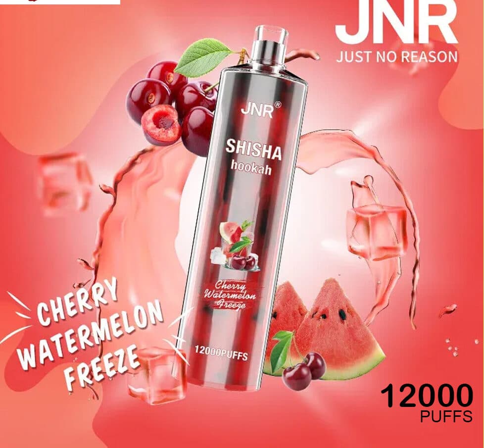 JNR SHISHA HOOKAH - CHERRY WATERMELON FREEZE - 12000 PUFFS — buy online Australia | Buy Vape Online
